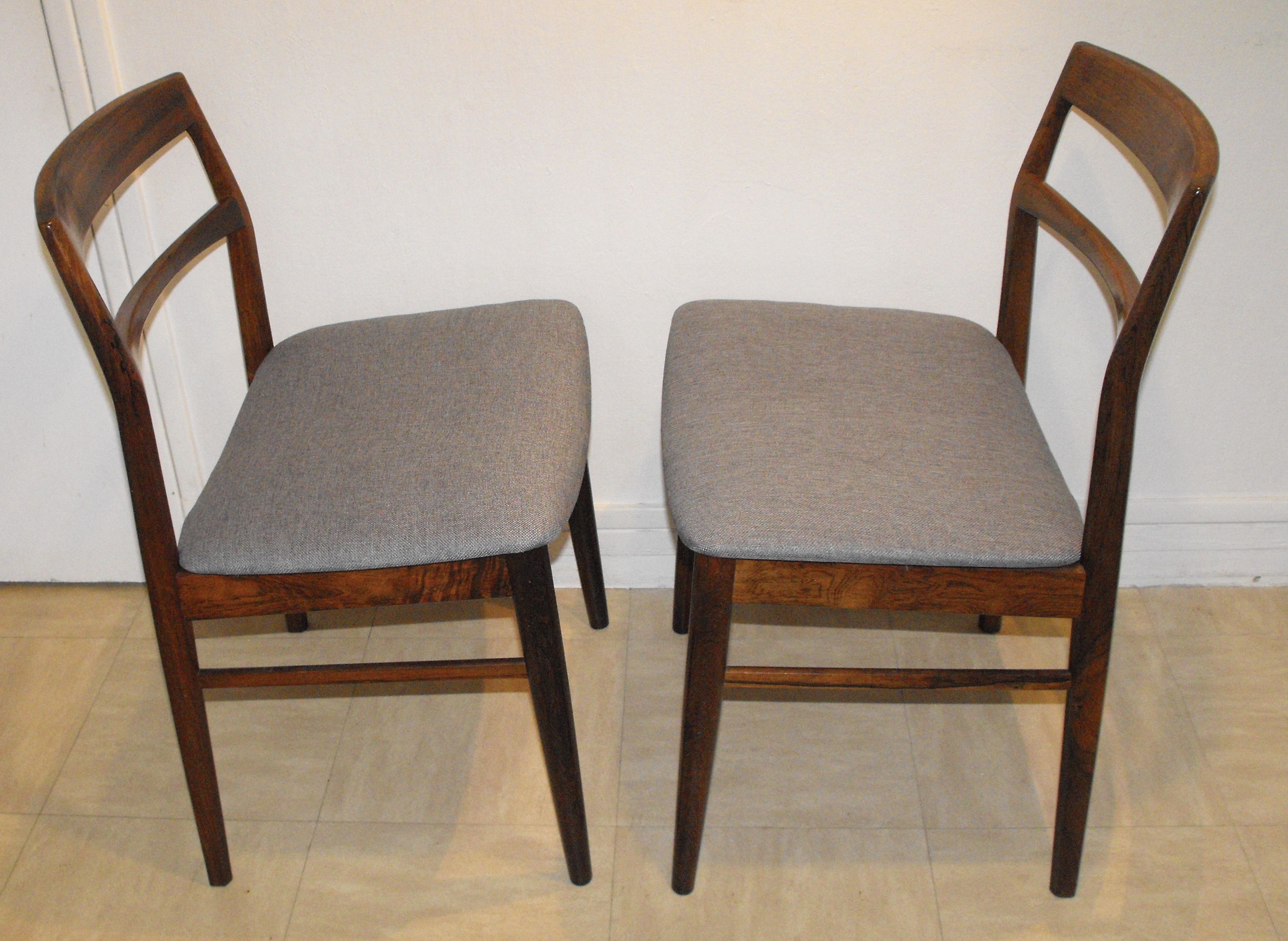 Pair of Scandinavian chairs by Henning Kjaernulf