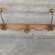 Old wall coat rack