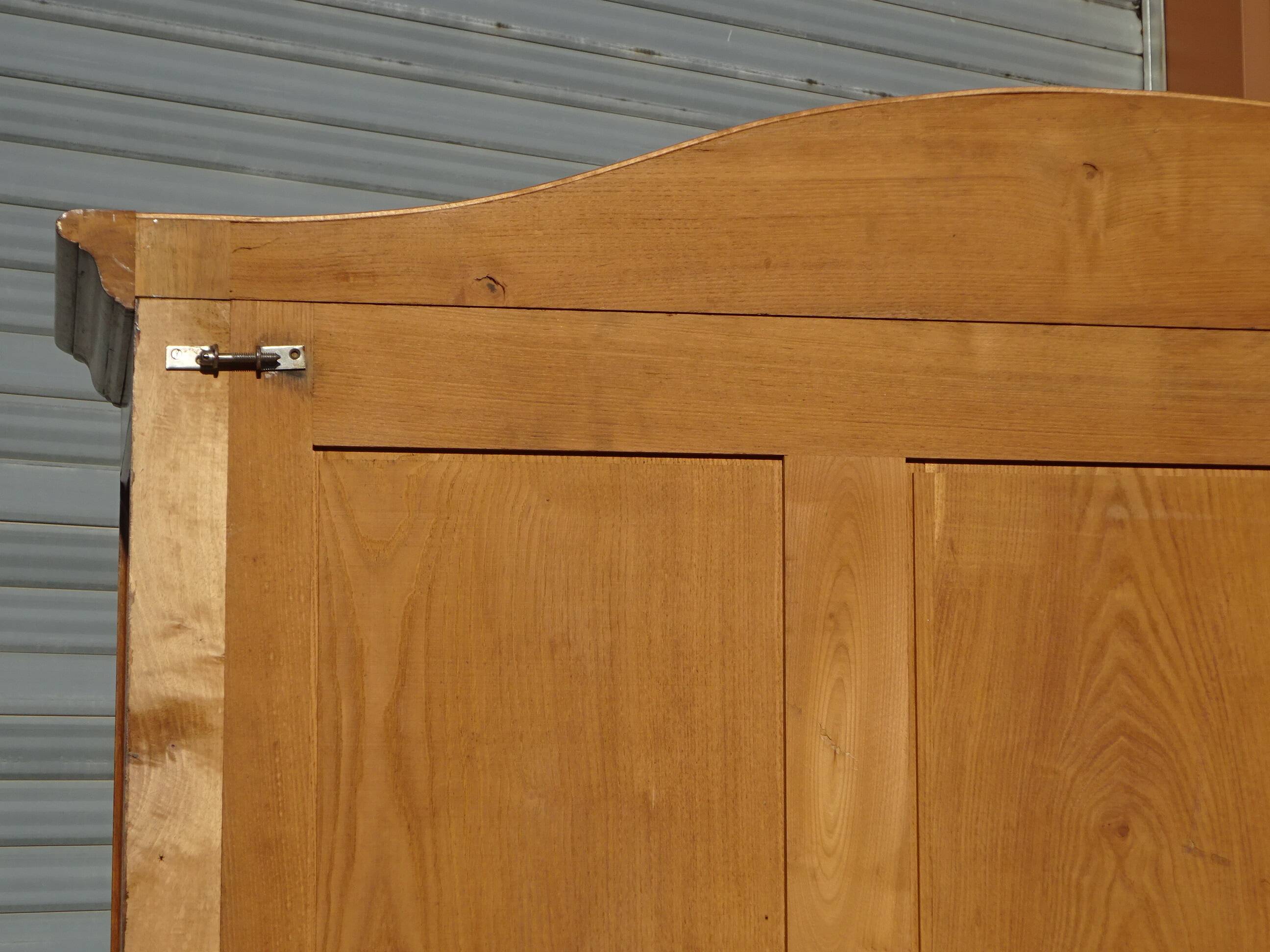 Walnut wardrobe in Louis XV style