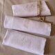 GM monogramme towels