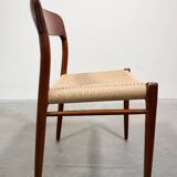 Danish design icon – Set of 6 model 75 chairs by Niels Otto Moller