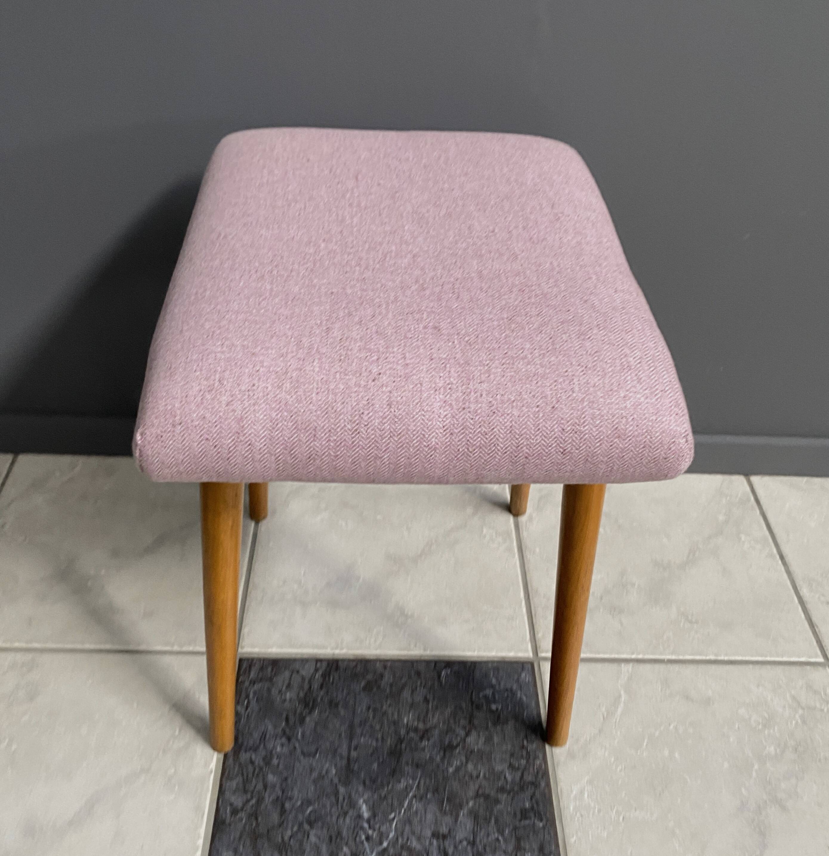 Pink small stool 1970s