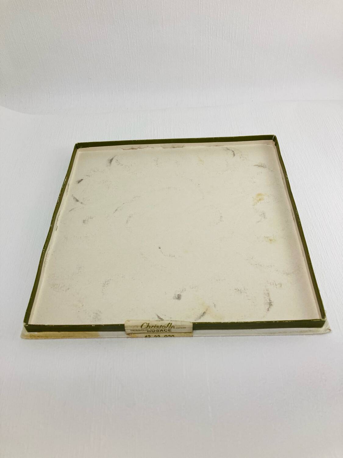 Christofle "Rosace" silver-plated trivet - With gold box