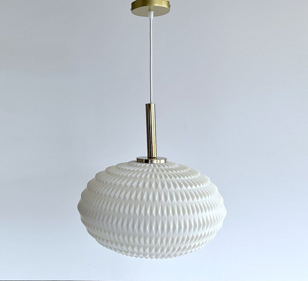 Vintage scandinavian pendant light , 1960s