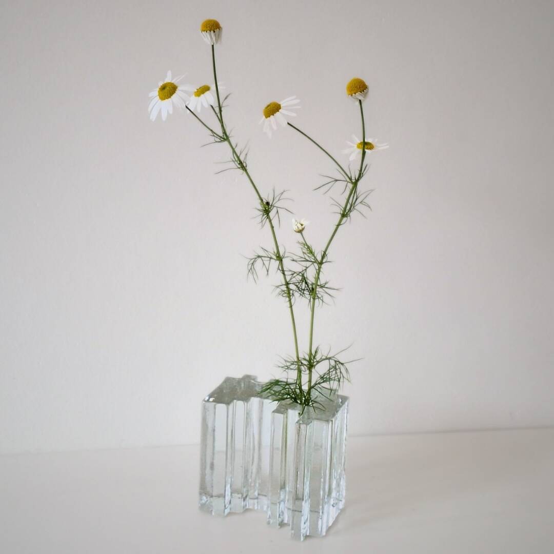 Solifleur Hand-Cast Glass Vase - Modernist Design - 1970s, Germany