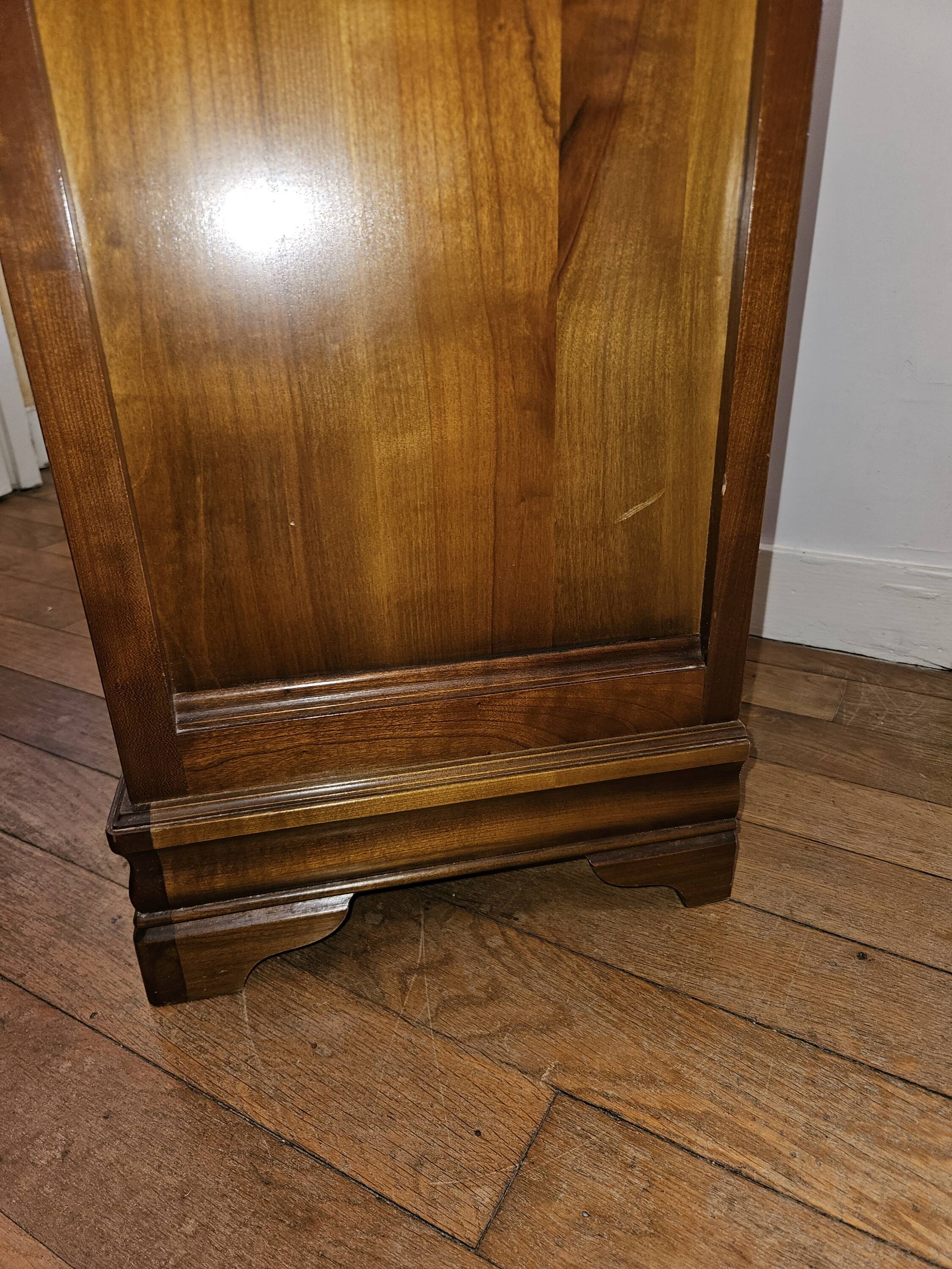 Bedside table made by a cabinetmaker.