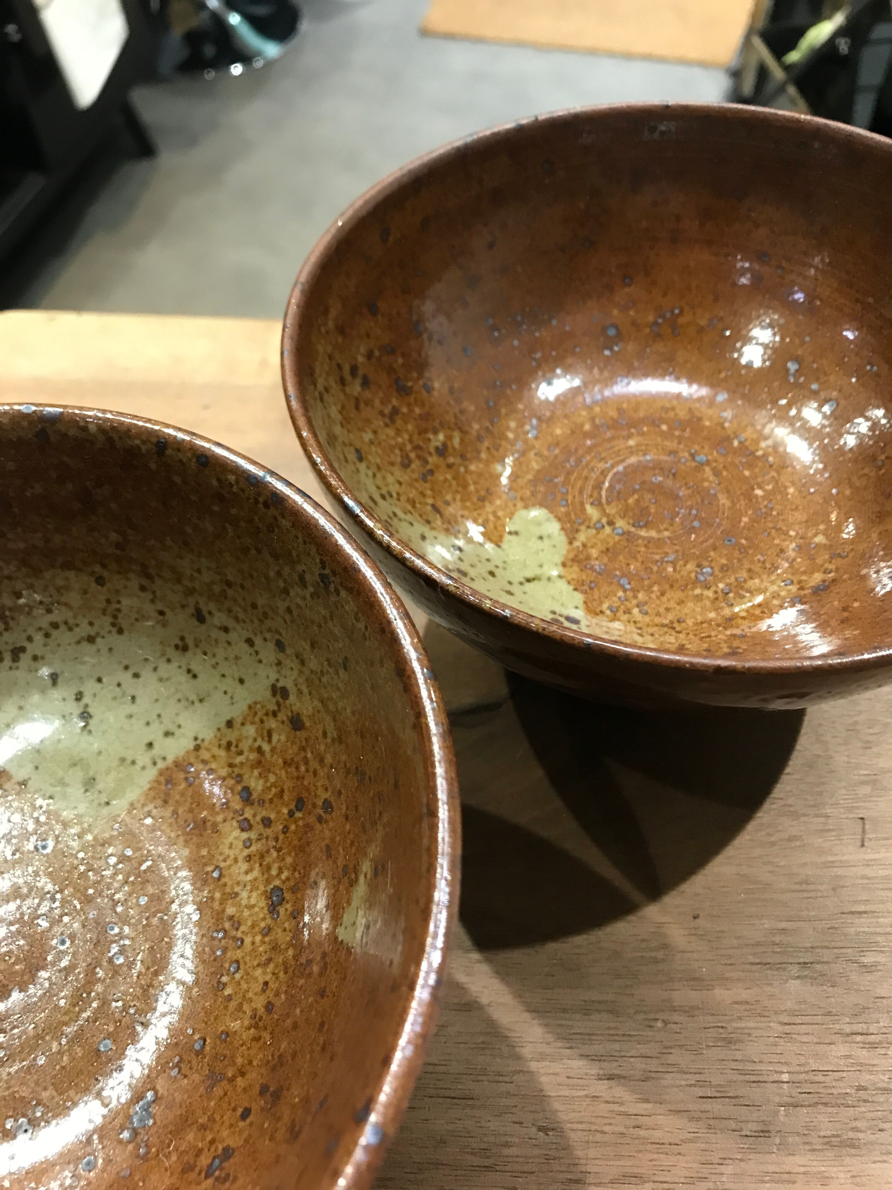 Vintage stoneware bowls