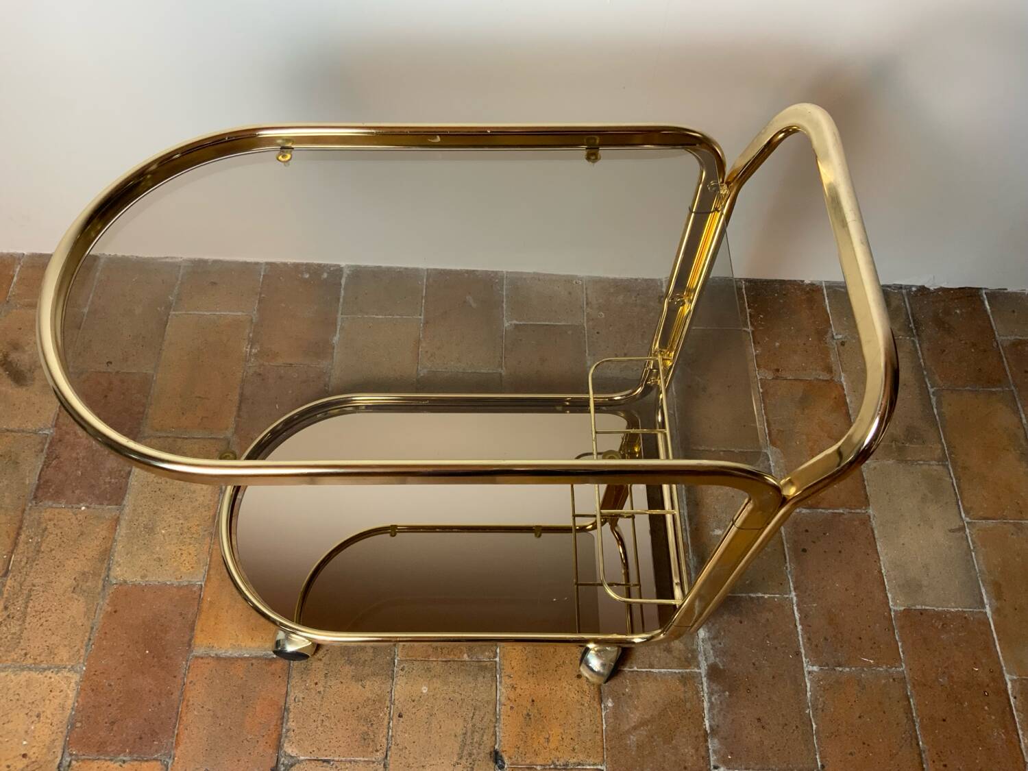 Vintage 70s serving cart