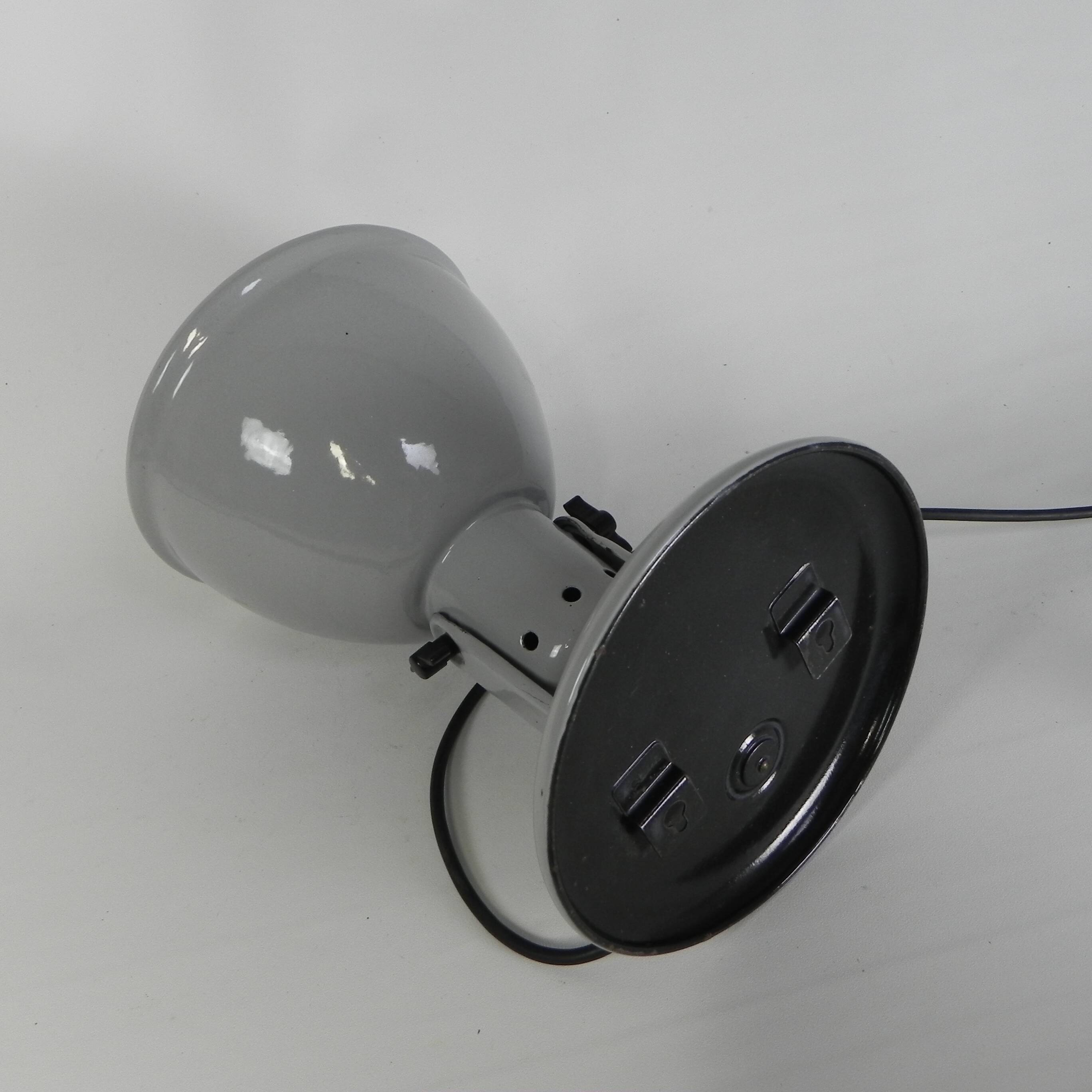 Philips Helioflux desk lamp, grey enamel, 1950s