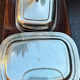 Christofle butter dish model Albi, Complete (3 pieces), Silver-plated Metal and Glass