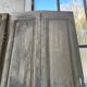Trio of shutters louvers patina blue gray
