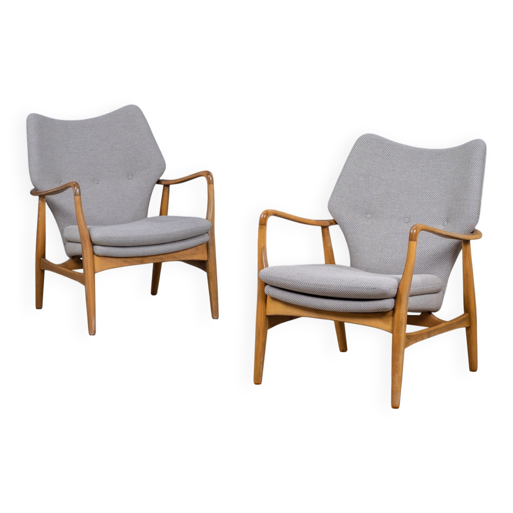 Armchairs by Madsen & Schubell, 1960s, Set of 2