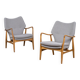Fauteuils par Madsen & Schubell, 1960s, Set de 2