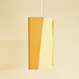 Rare metal pendant light for Lyfa, Denmark 1960's