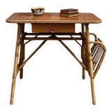 Louis Sognot rattan desk