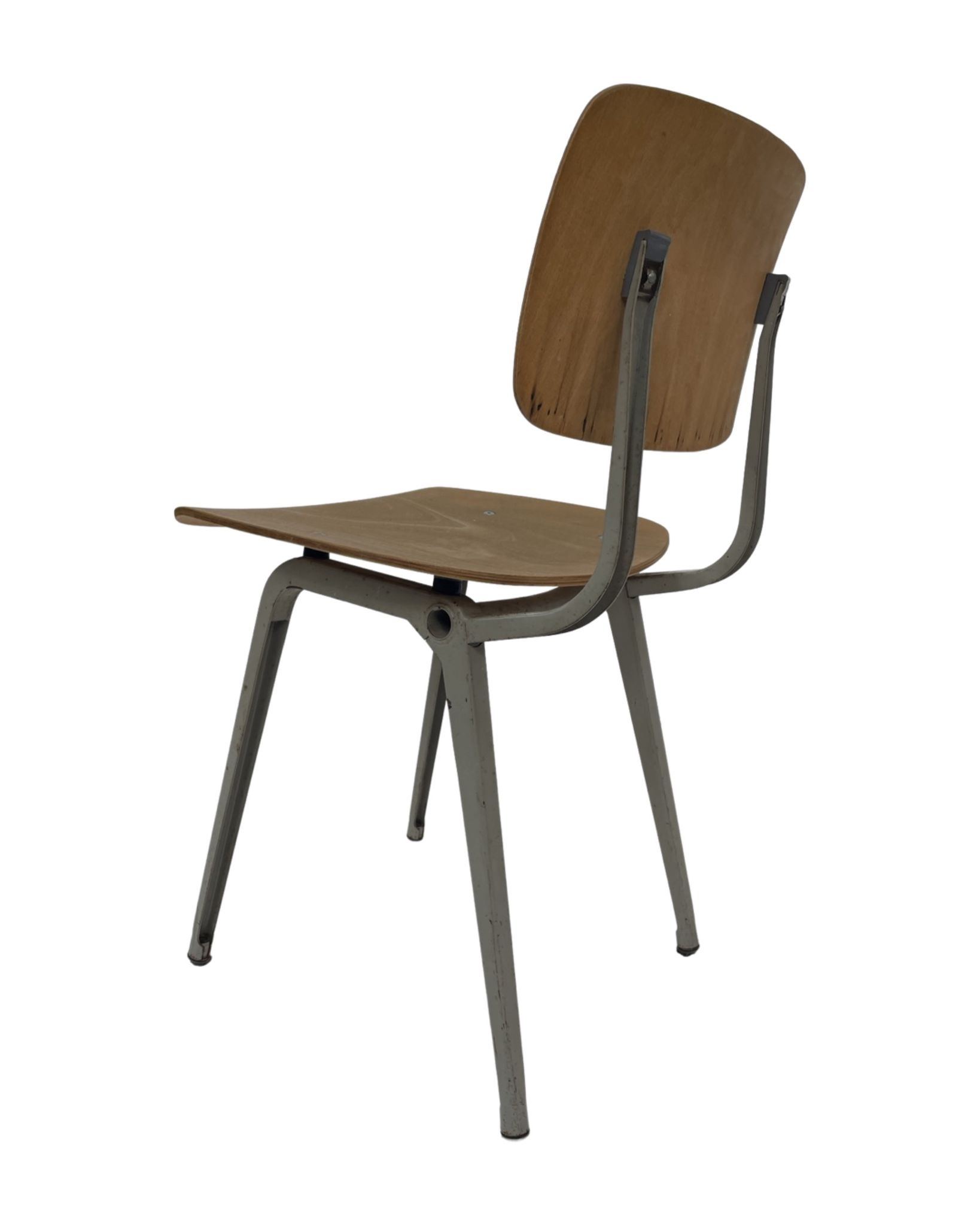 Set of 4 first edition Revolt chairs, Friso Kramer for Ahrend de Cirkel