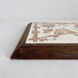Ironstone bird trivet “Le Favori” Longwy