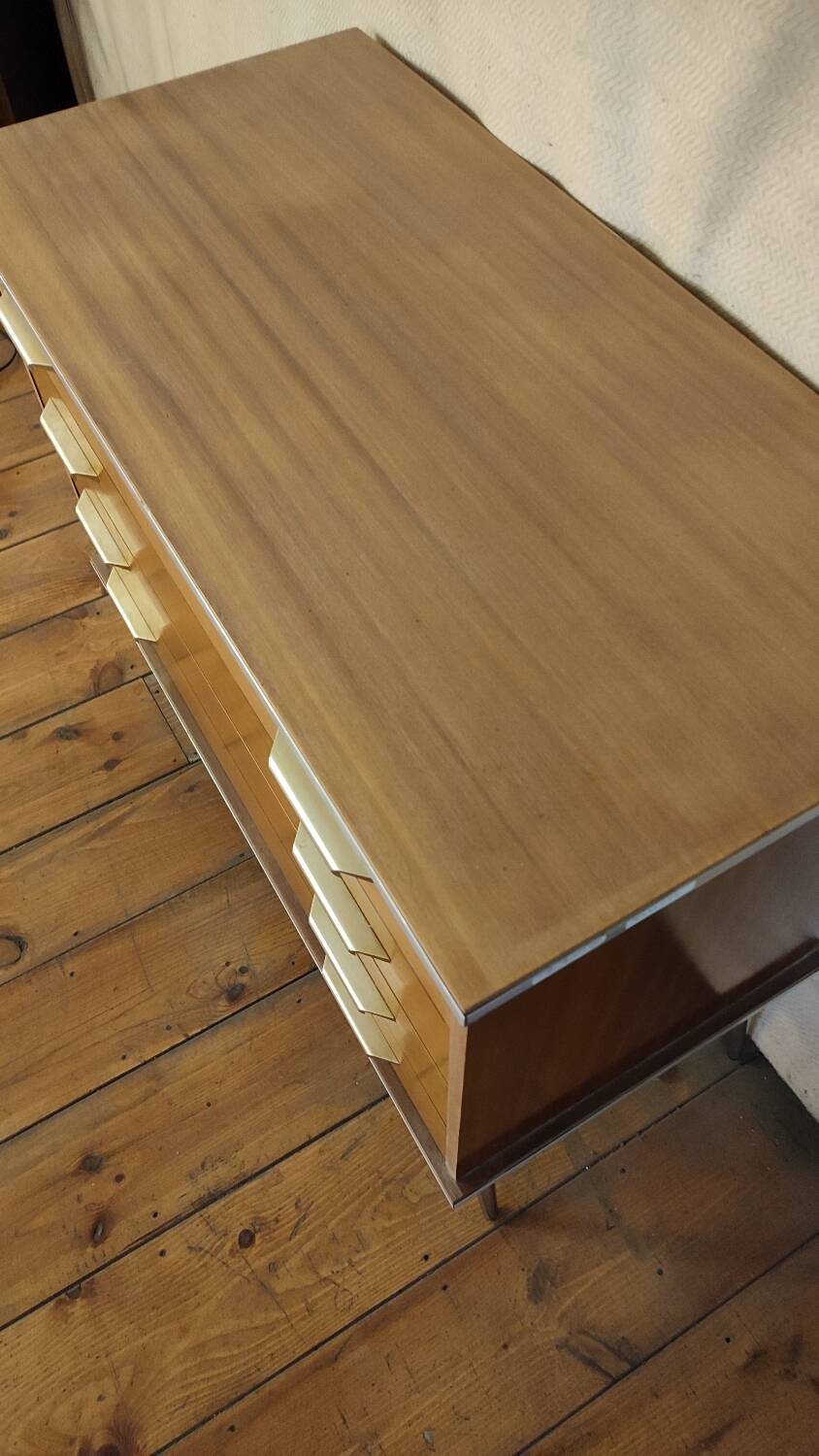 Commode 4 tiroirs années 1960