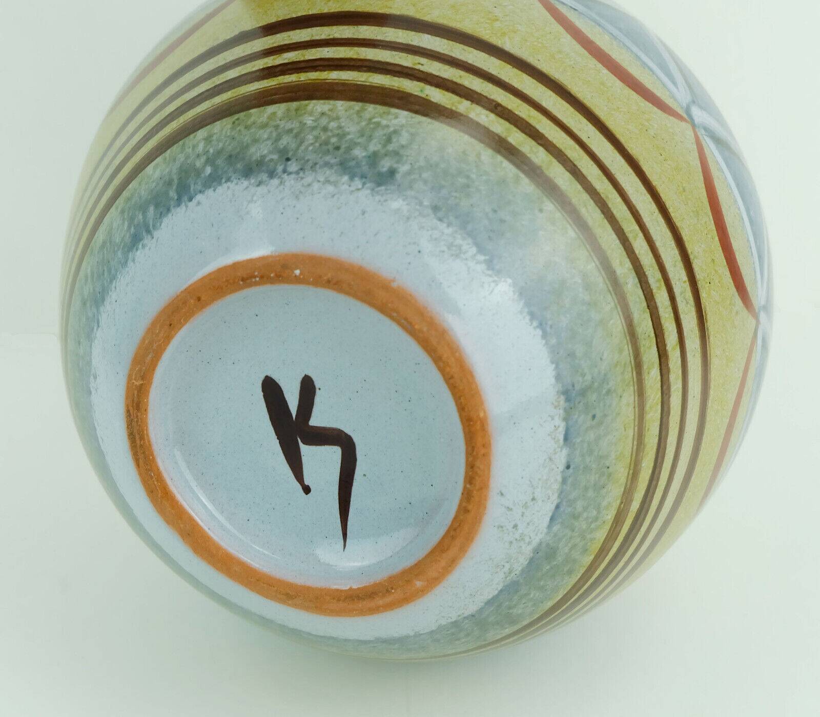 kroesselbach mid century VASE jug abstract pattern 1950s 60s