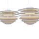 2 Scandinavian Pendant Lights • Verona • Svend Middelboe • Nordisk Solar • 1968