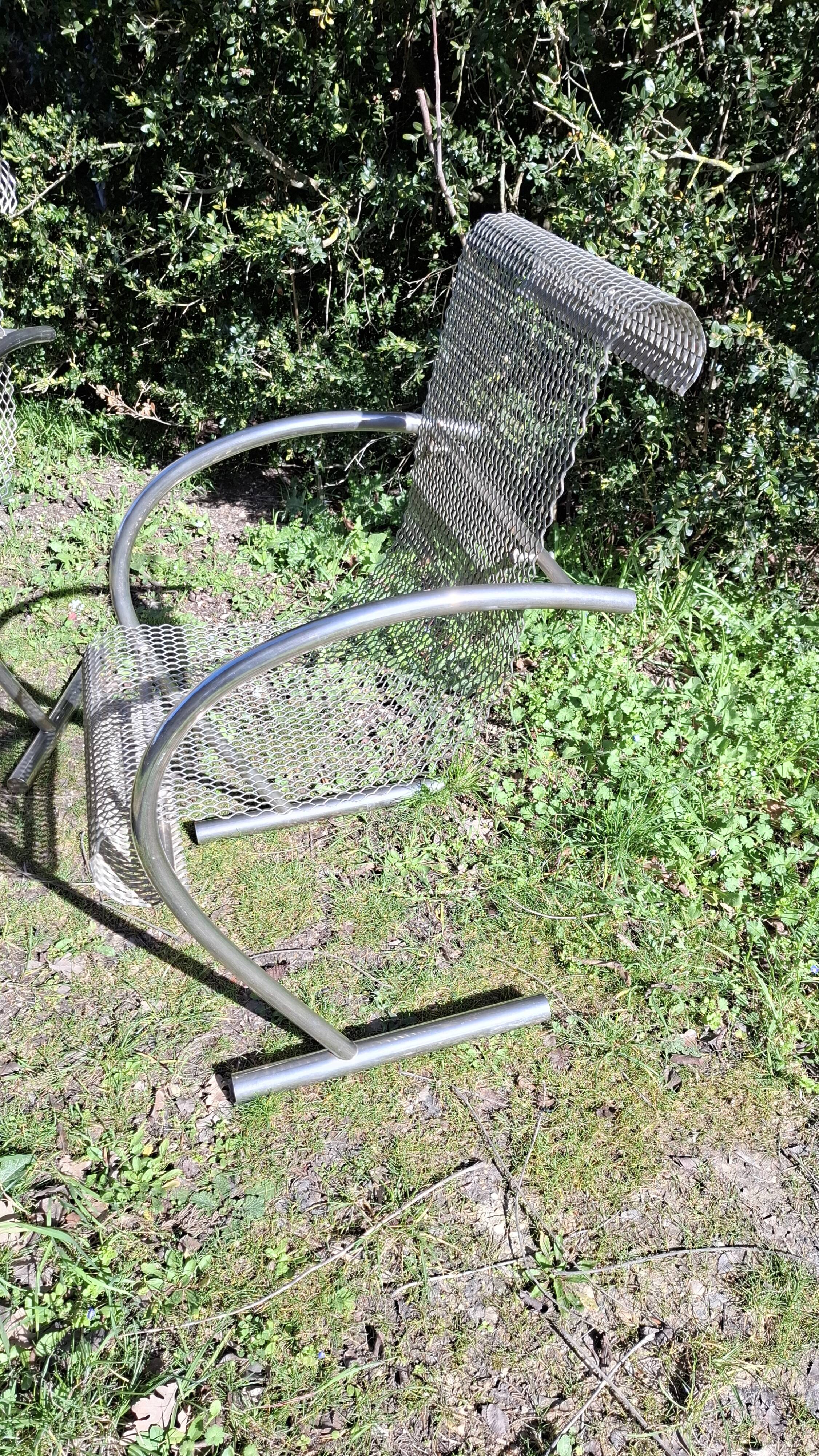 Paire de fauteuils “Sing Sing Sing” – Shiro Kuramata – XO – 1985