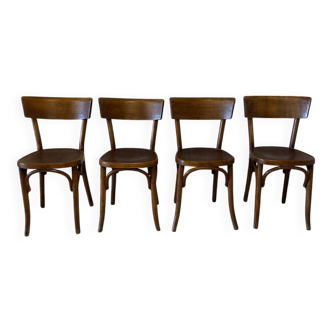 4 antique bistro chairs