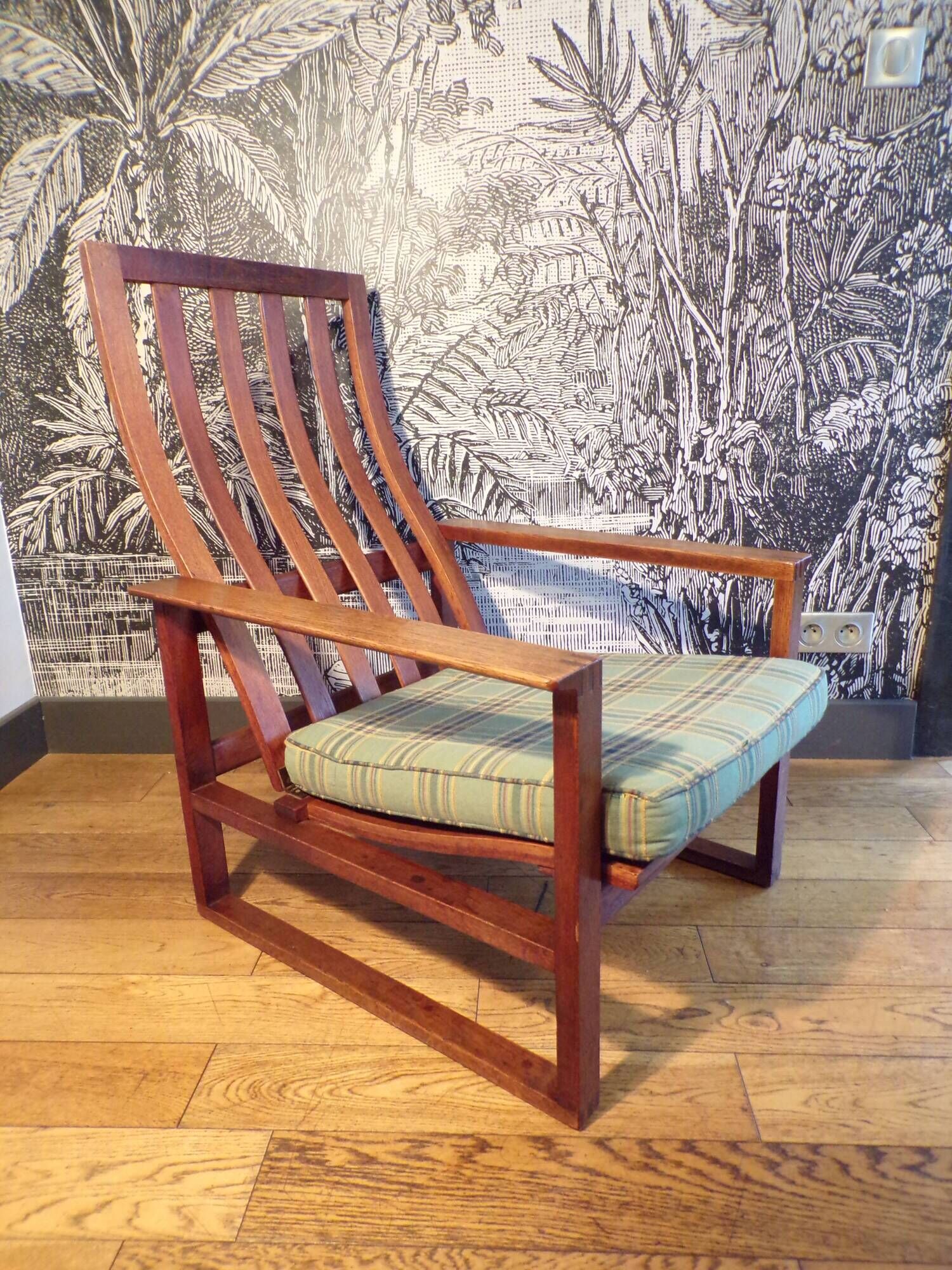 Reclining armchair by Borge Mogensen for Fredericia Denmark 1950s