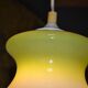 Vintage suspension in green opaline