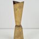Art Deco Cubist Brass Vase from WMF, 1930s