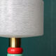 Table lamp table lamp green globe glass globe vintage model old decoration