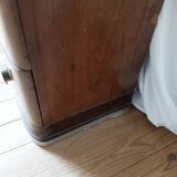 Round mirror dressing table