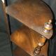 19th century fruit wood corner shelf
