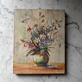 Wildflower bouquet table