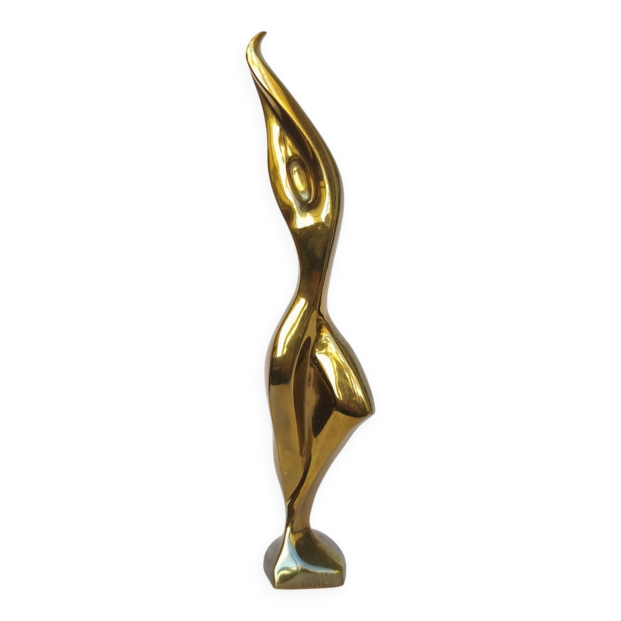 Sculpture bronze bernard augst