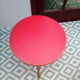 Table basse rotin années 60