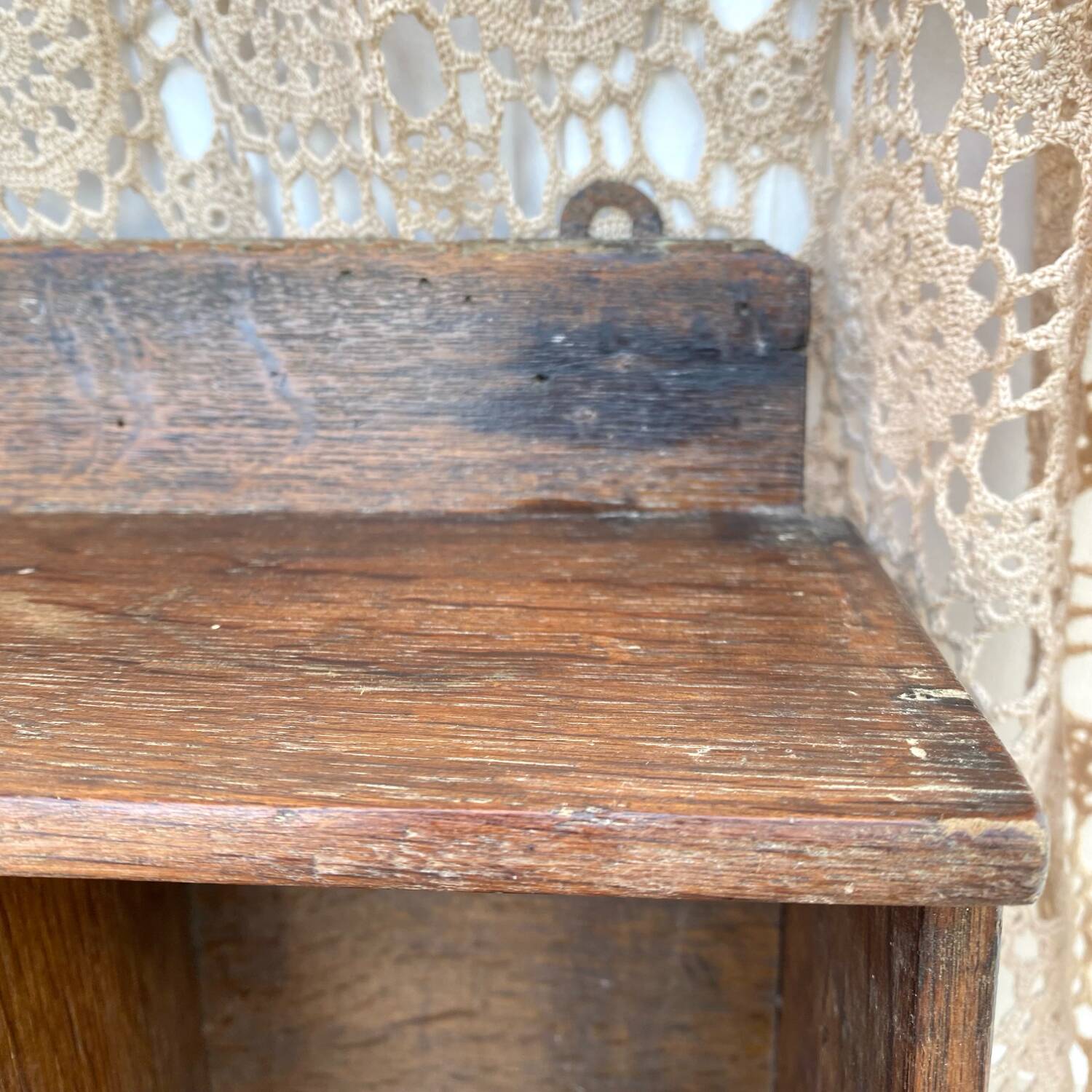 Antique wall shelf