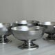 6 stainless steel metal cups