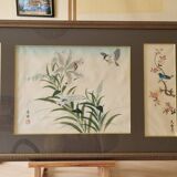 Vintage Chinese paintings on silk
