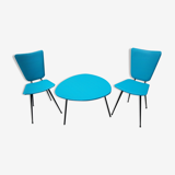 Chaises et table