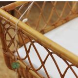 Rattan cot