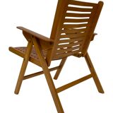Vintage set of four Rex Plywood folding chairs by Niko Kralj design 1950