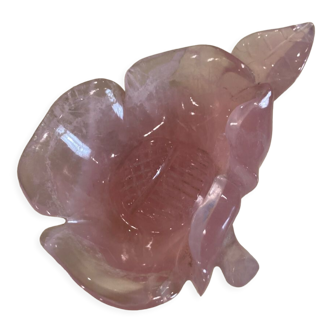 Vide poche en quartz rose