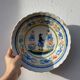 Quimper ceramic hanging collector's salad bowl
