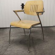 Lot of 6 "Golf" model chairs designed by Francesco Zaccone for the Brunner brand