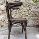 Lot fauteuils de restaurant bistrot vintage en bois courbé