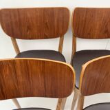 Danish Dining Chairs Set of 6 by Niels and Eva Koppel Slagelse Mobelfabric