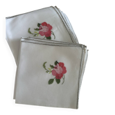 10 new embroidered napkins