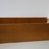 Rattan wall shelf