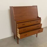Danish mid-century Secretary by Arne Wahl Iversen teak 60s