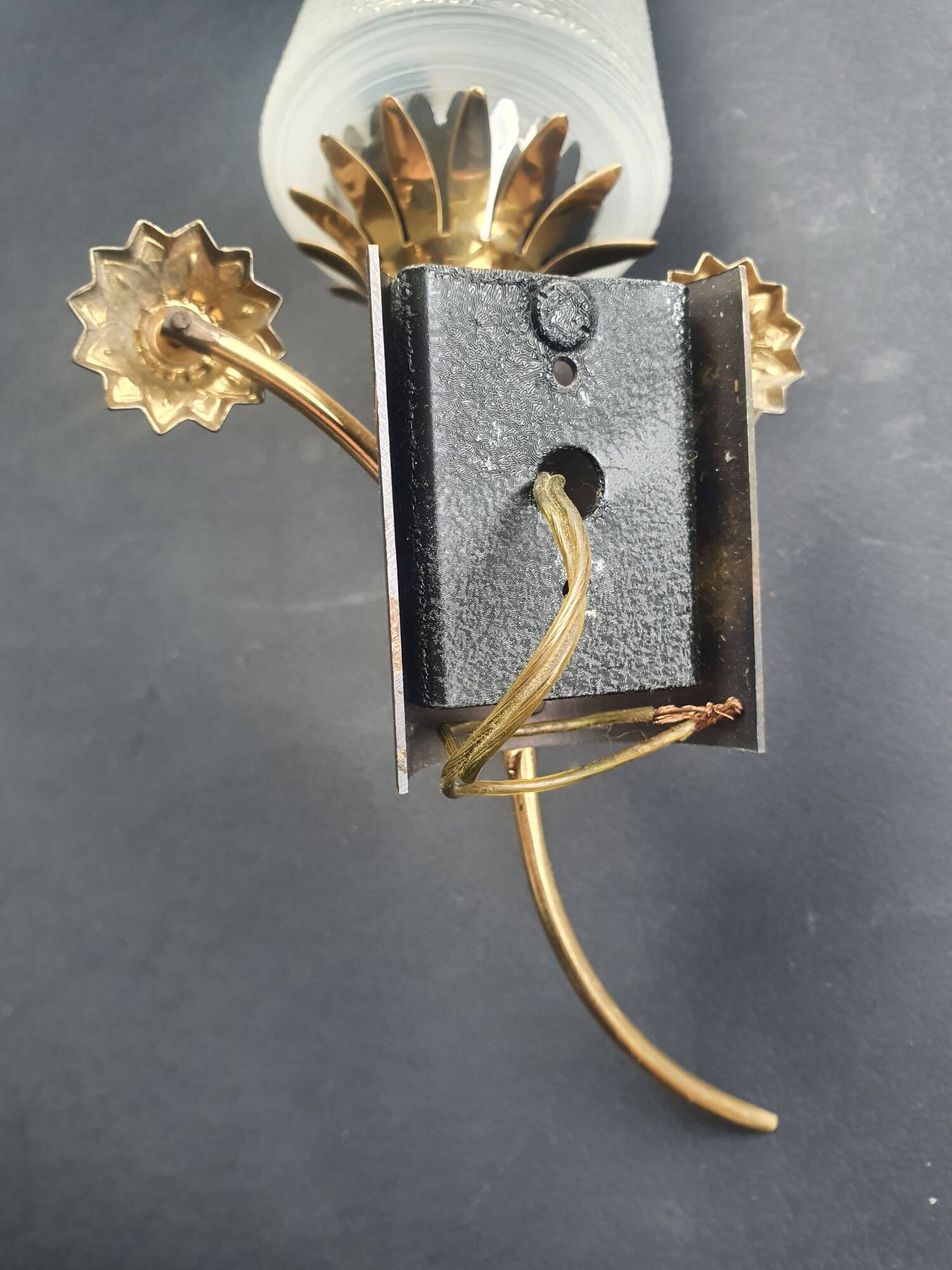 Pair of antique Art Deco wall sconces